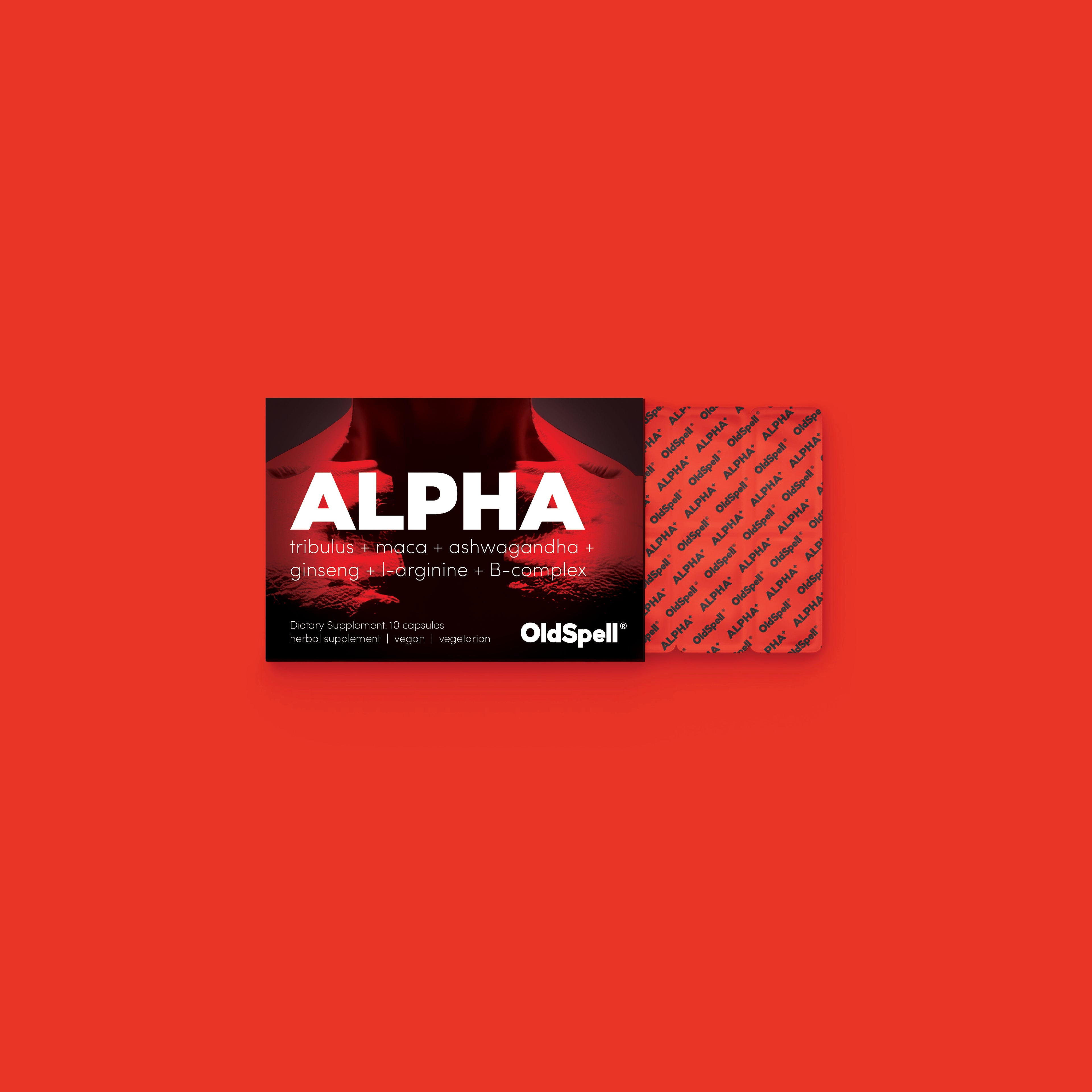 OldSpell ALPHA. Natural Supplement for men